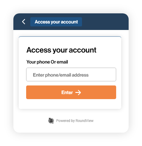 Access your account