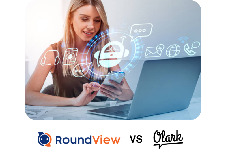 Olark offers limited automation rules, but RoundView can do more
